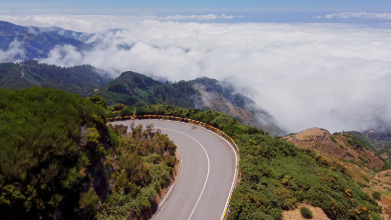 Madeira drone view