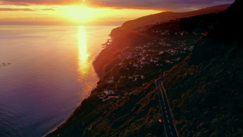 Madeira drone view